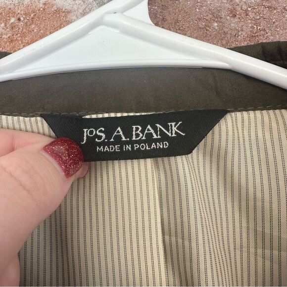 Jos. A. Bank Sport Coat Blazer Brown Suede Men’s 46 R 2 Button - Picture 5 of 12